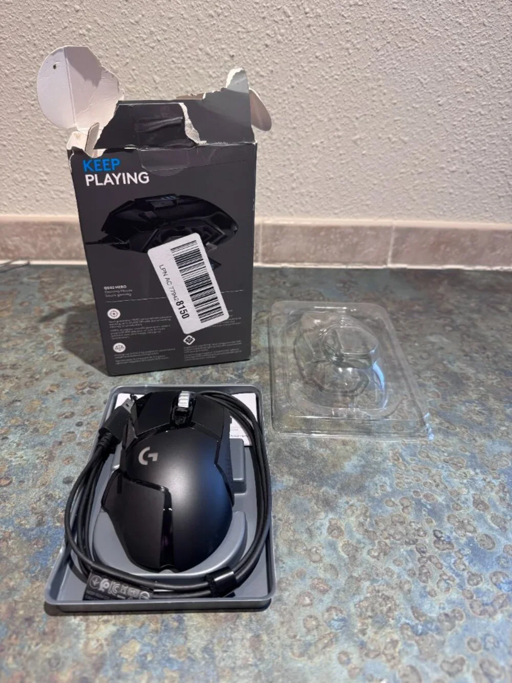 Logitech G502 Hero Wired Gaming Mouse - Black